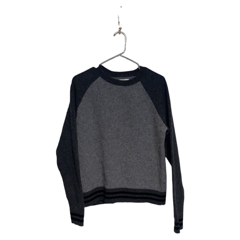 Mills Supply Gray 100% Wool Sweater Mens Size Med